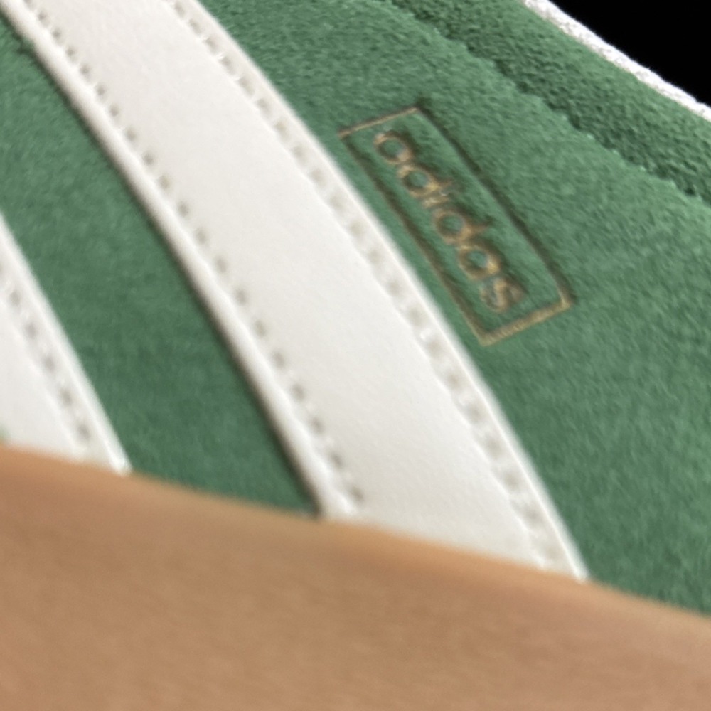 Adidas VL Court 2.0 Unisex M8/W9.5 Green NEW JH5077 Suede Gum Sole Sneakers - Picture 7 of 14